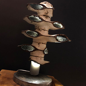 Lampe aus altem Heizk&ouml;rper