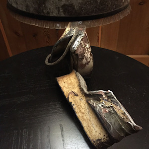 Lampe aus Altschrott