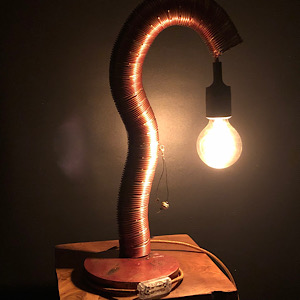 Lampe aus L&uuml;ftungsrohr