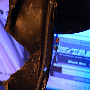 Lampe aus Altschrott