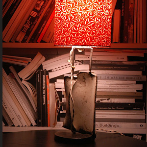 Lampe aus Altschrott