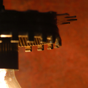 Lampe aus Altschrott